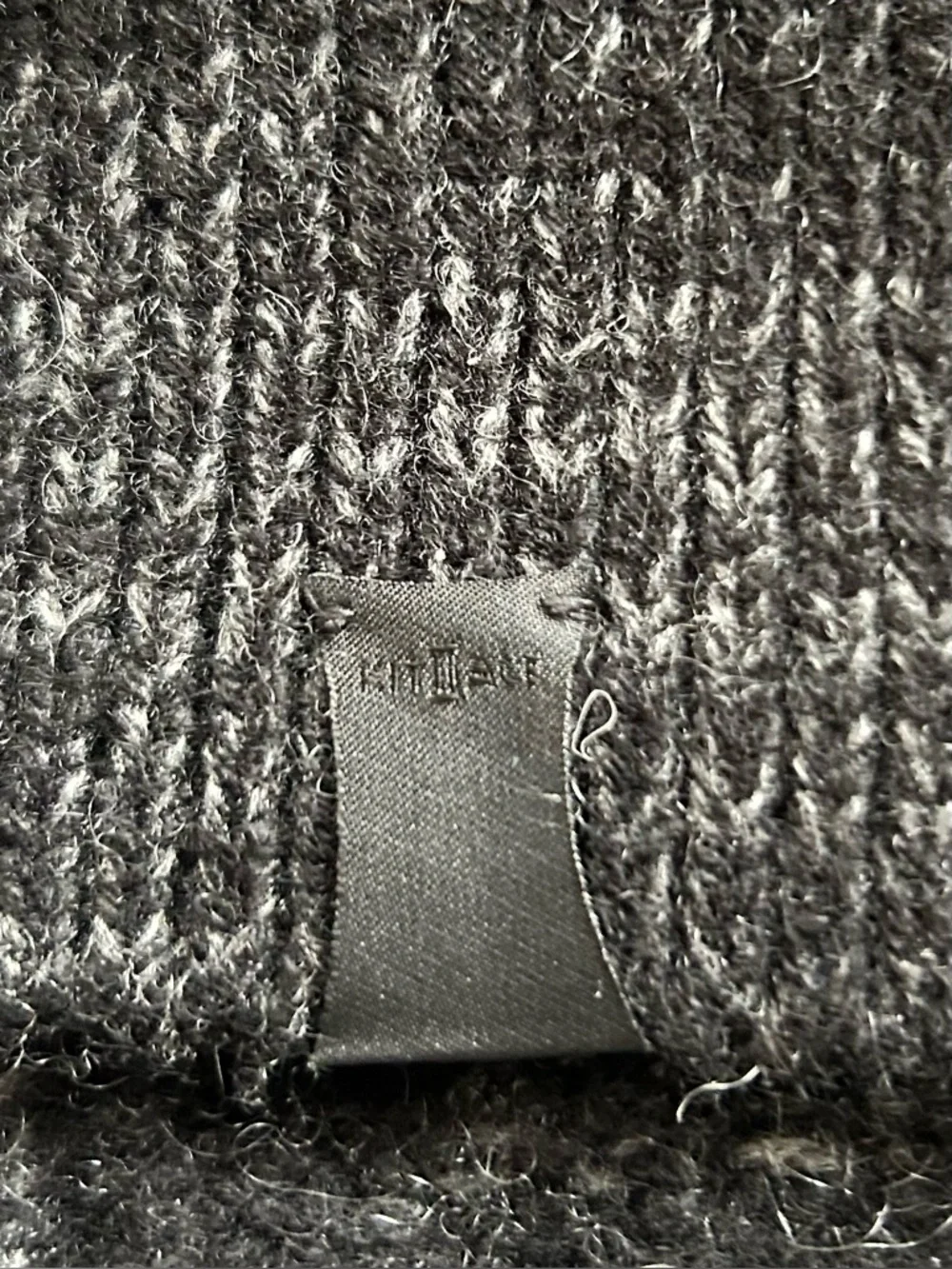 Kit and Ace 100% Cashmere/Silk Cowl Neck Charcoal Grey Pullover Sweater - Picture 8 of 12